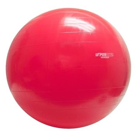 FABRICATION ENTERPRISES Fabrication Enterprises 30-1704 38 in. Physiogymnic Molded Vinyl Inflatable Ball; Red 30-1704